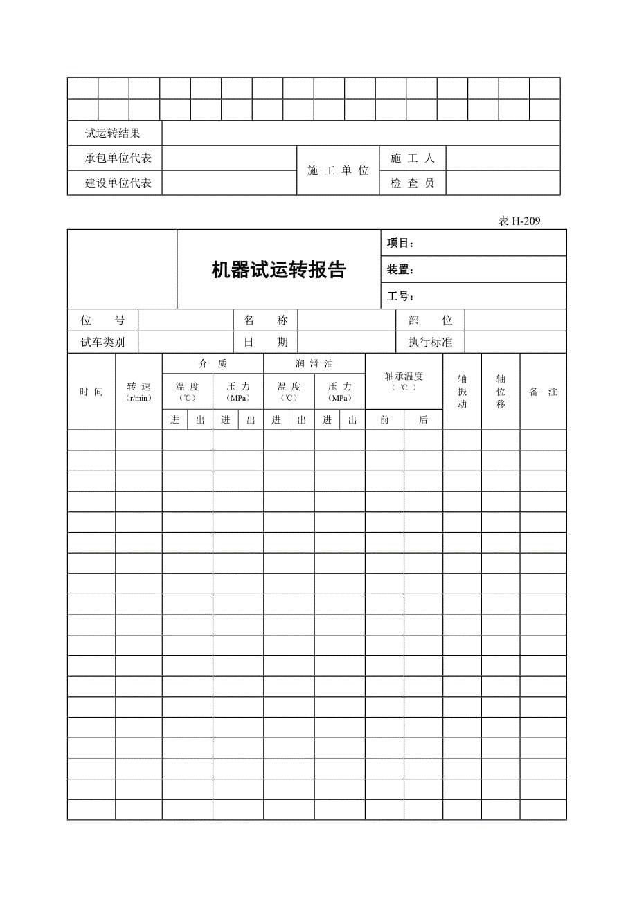 《精编》机泵安装工序质量控制表_第5页