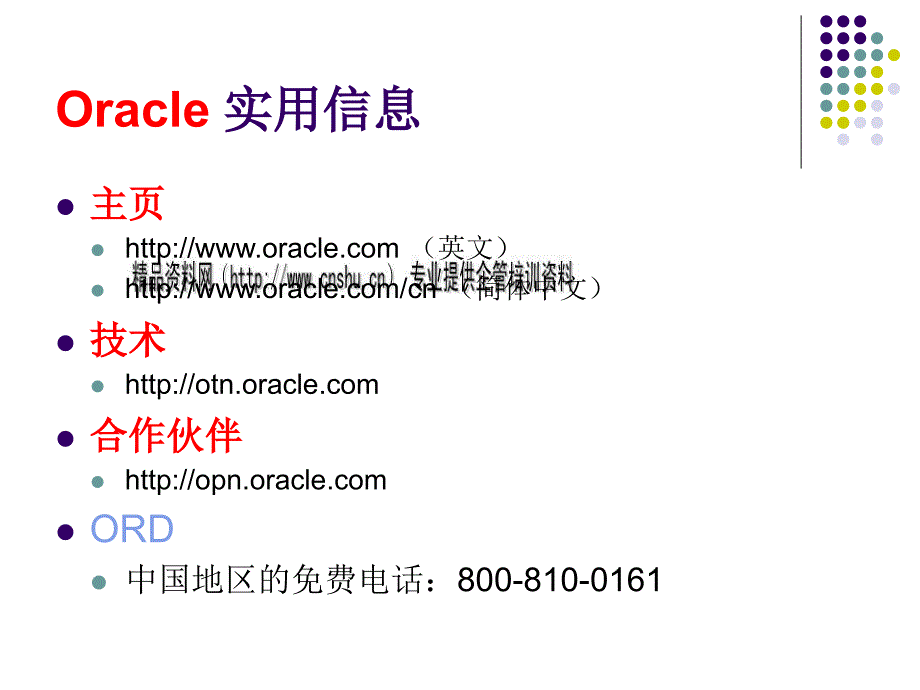 Oracle产品分类与渠道体系_第1页