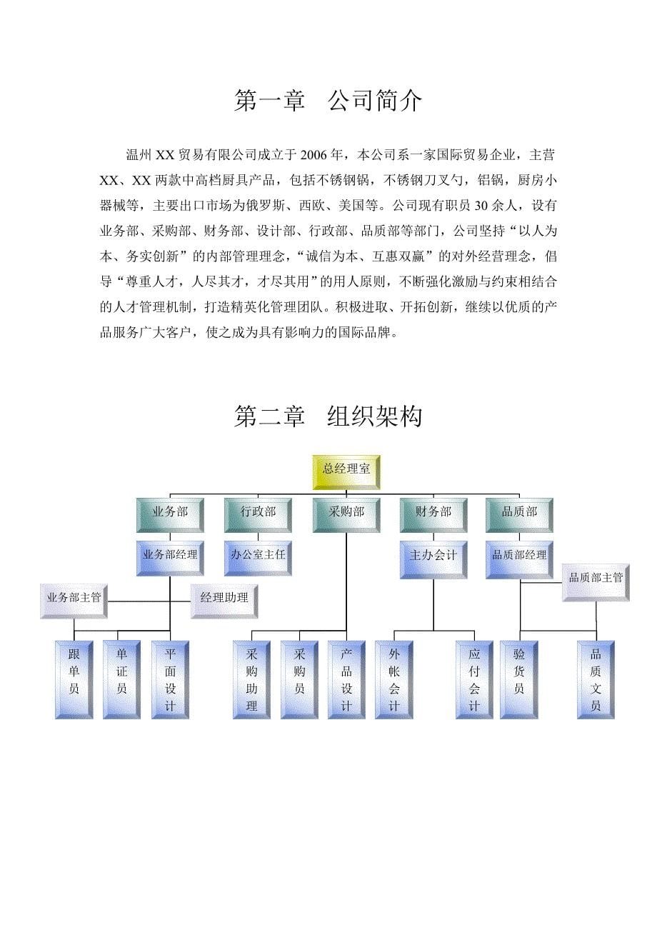 《精编》某外贸公司员工手册_第5页