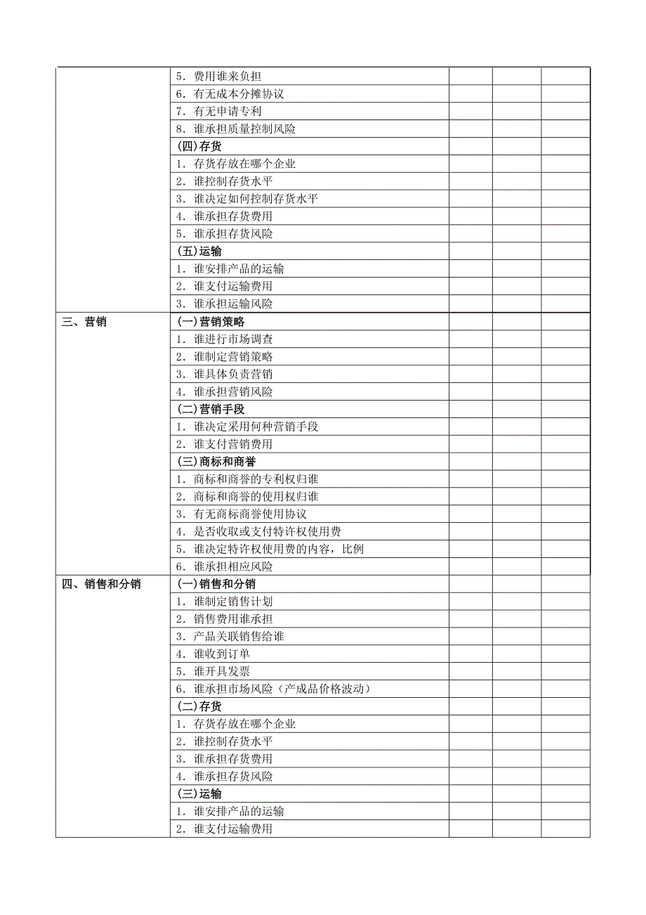 《精编》企业功能风险分析表_第3页