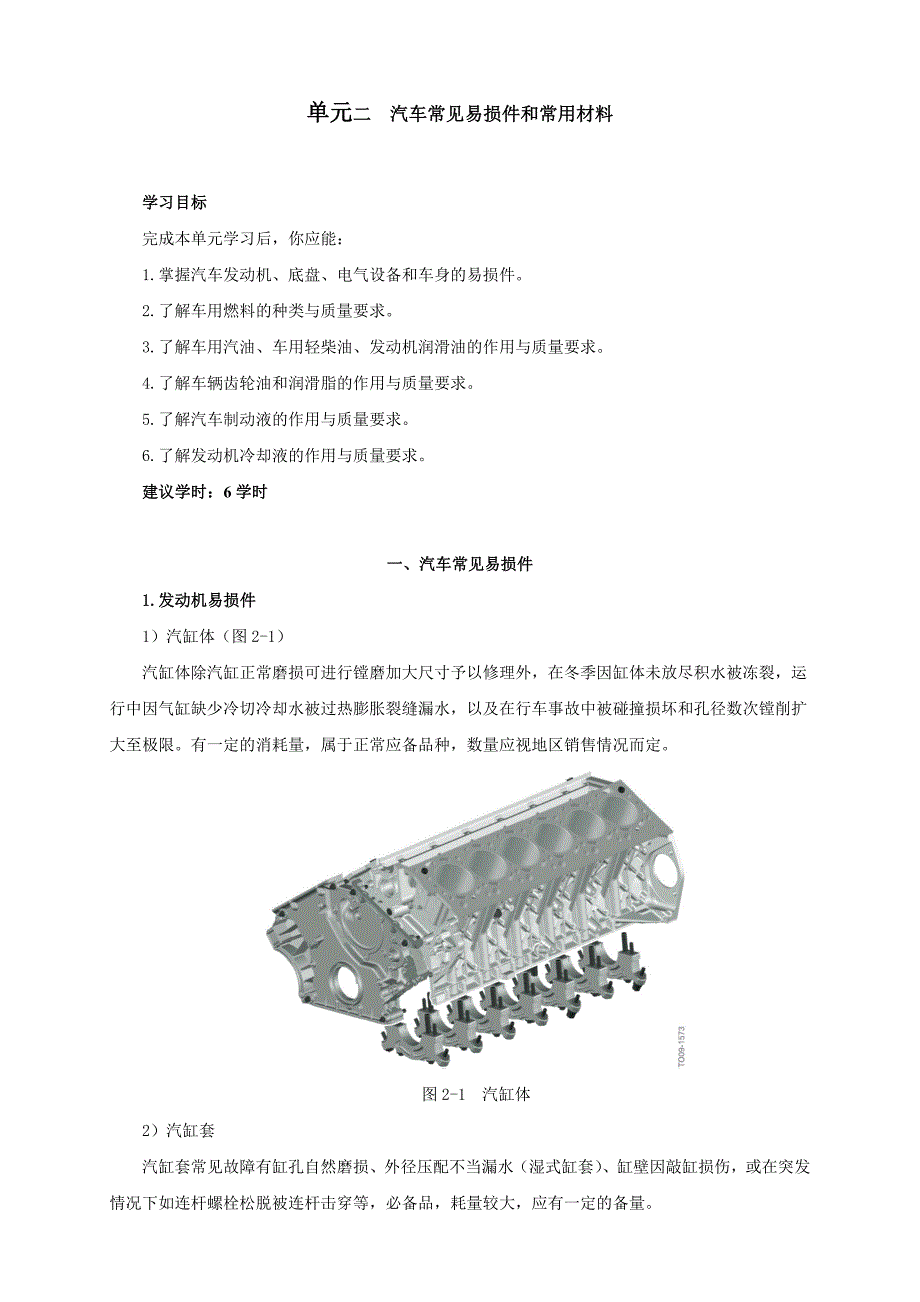 《精编》汽车常见易损件和常用材料_第1页