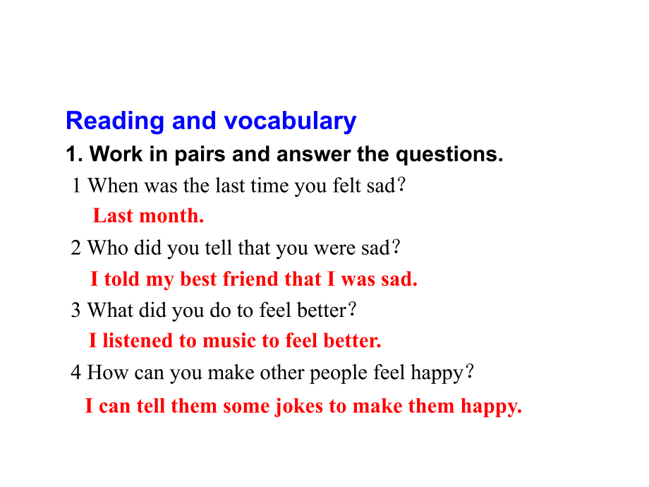 外研版八年级下册英语教学课件-Module 9 Friendship-Unit 2 I believe that the world is what you think it is_第3页