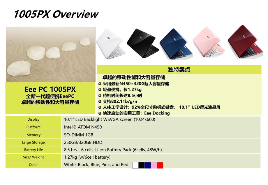 《精编》华硕Eee PC 1005PX Sales kit_第2页