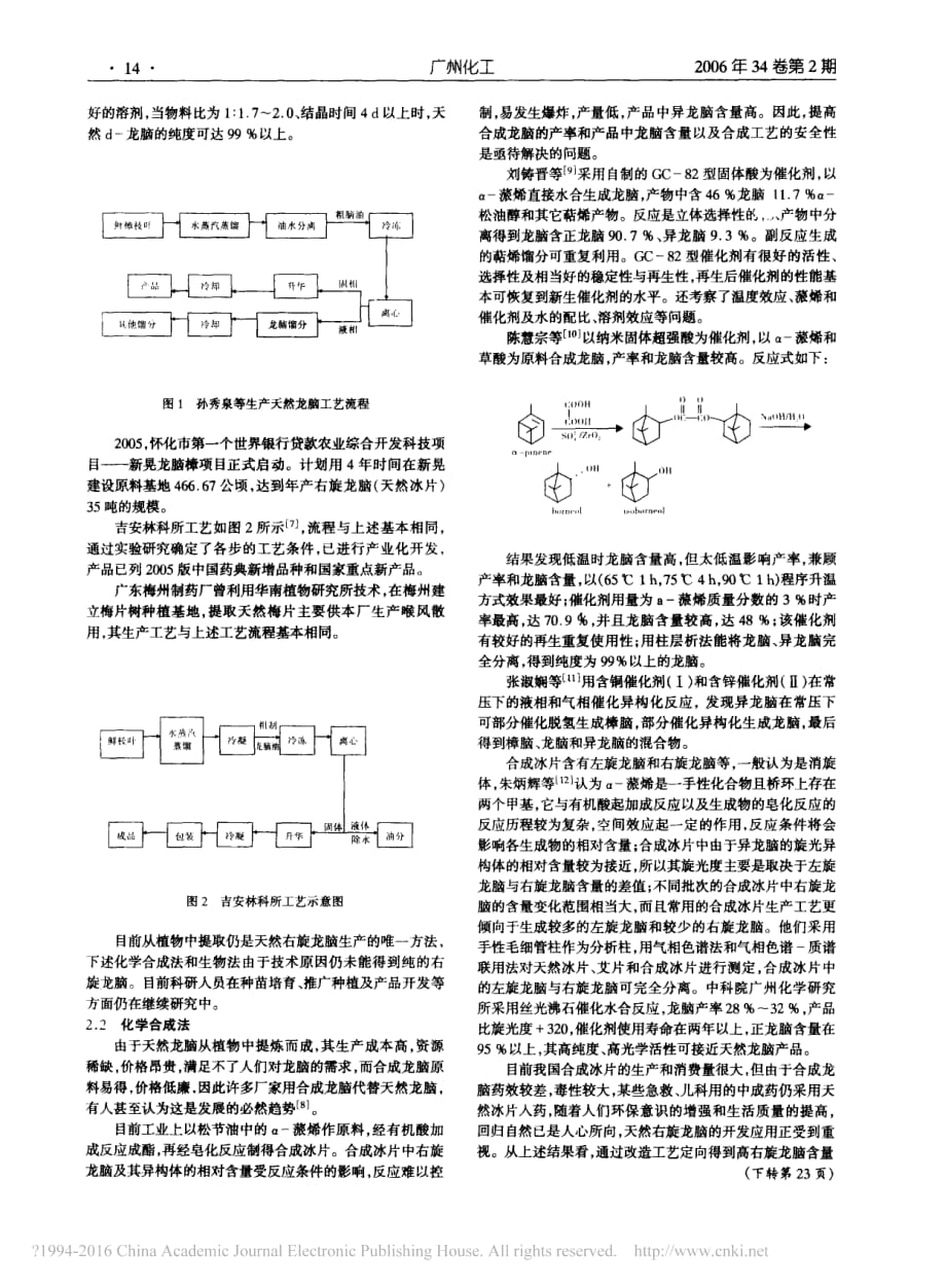 右旋龙脑的应用及生产方法_刘志伟_第2页