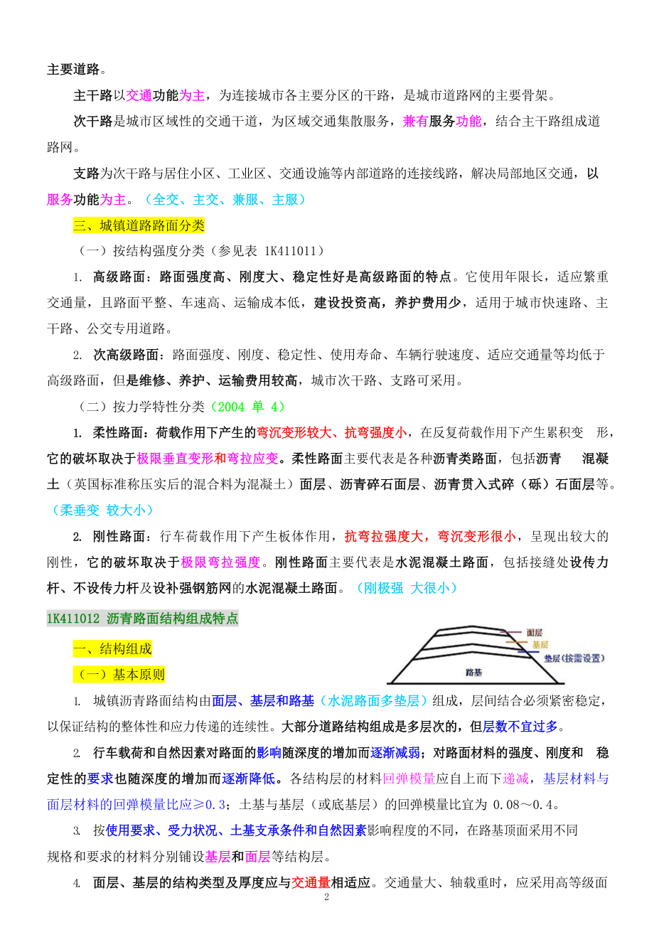 一建《市政》教材考点(标注版)word版_第4页