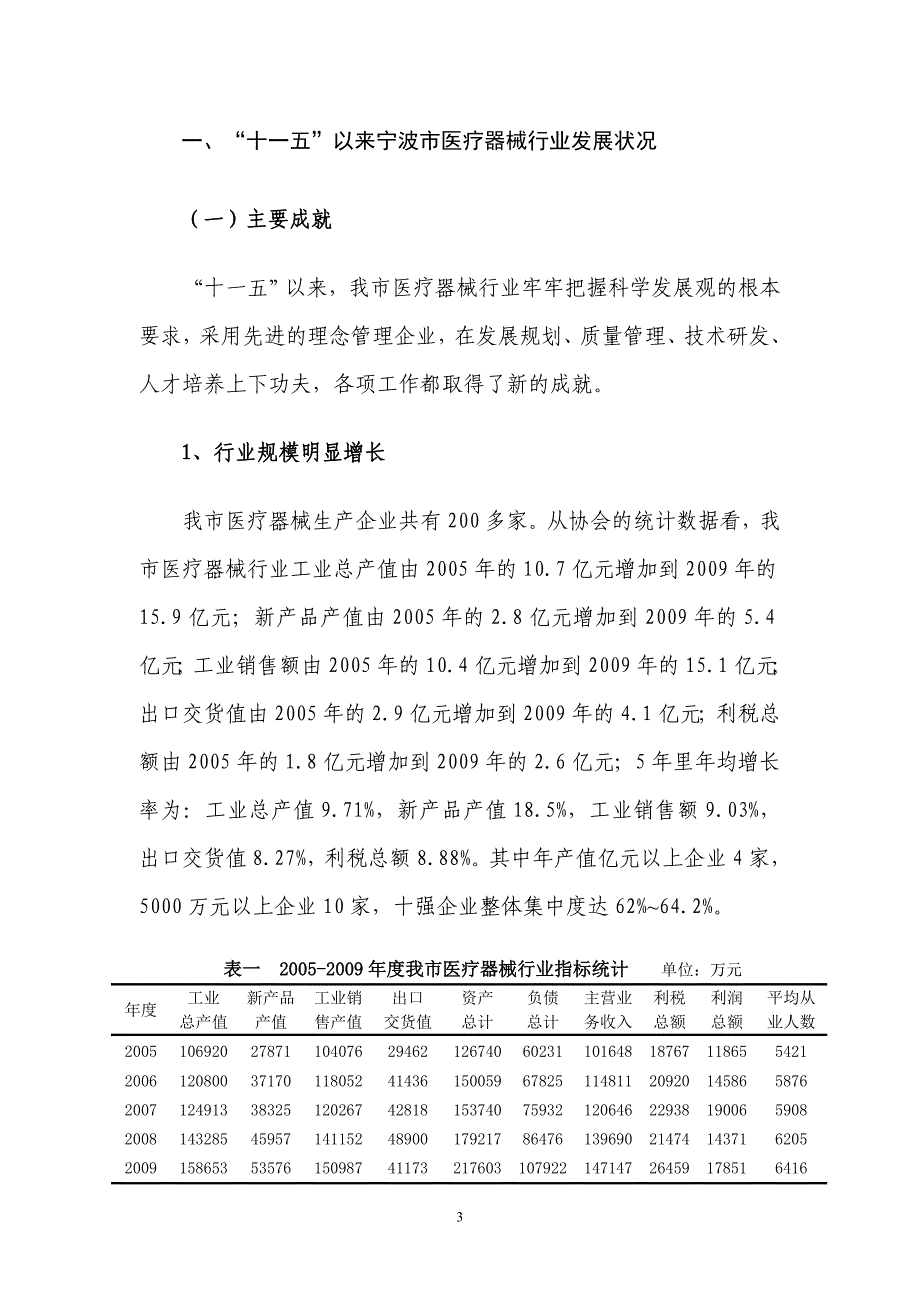 2020宁波市医疗器械行业“十二五”_第4页