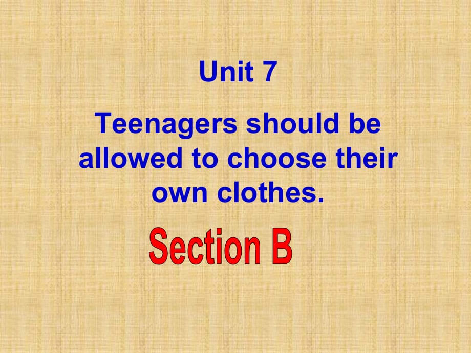 Unit+7+Teenagers+should+be+allowed+to+choose+their+own+clothes+Section+B(共59张PPT)精编版_第2页