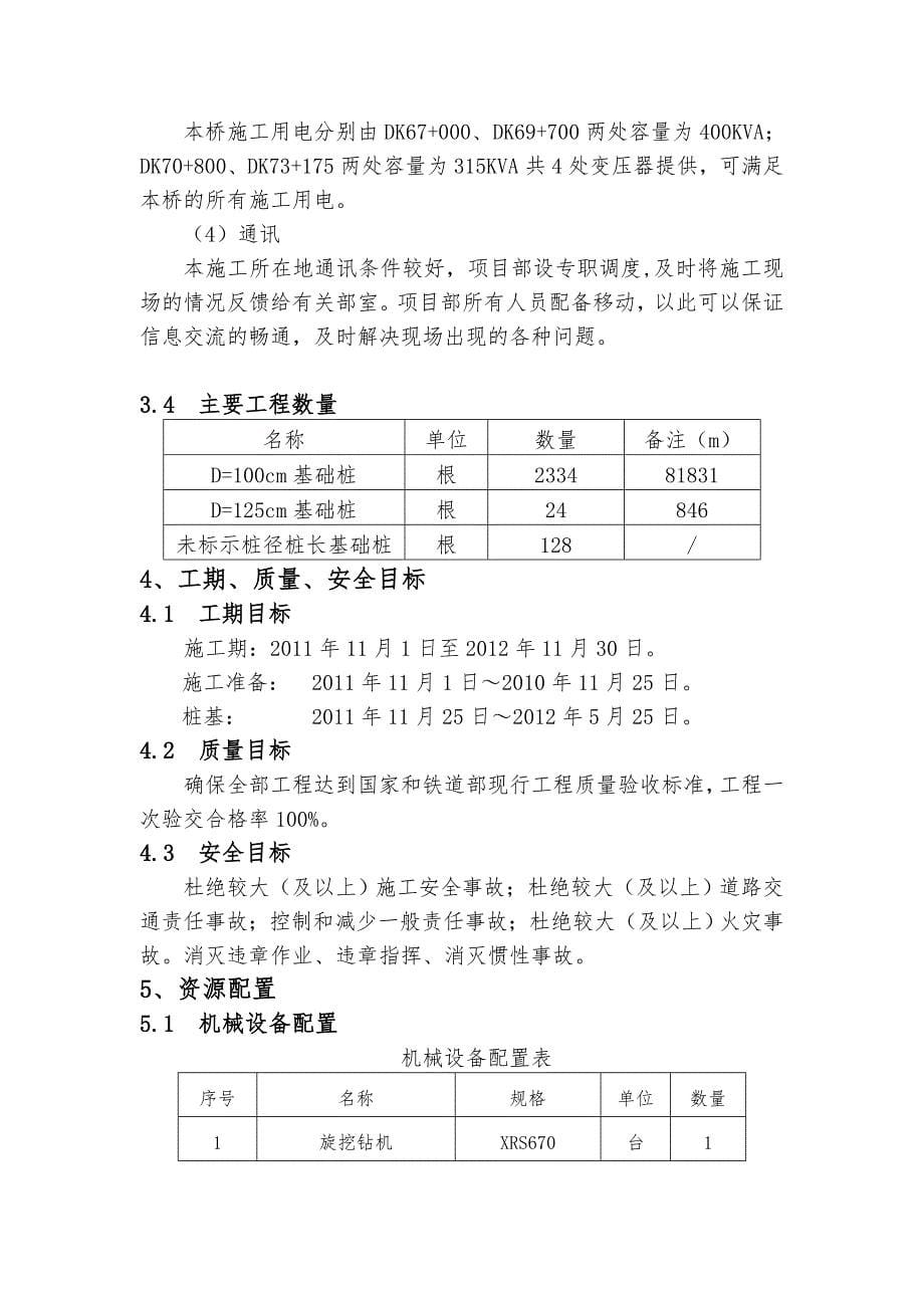 特大桥钻孔桩工程施工设计方案_第5页