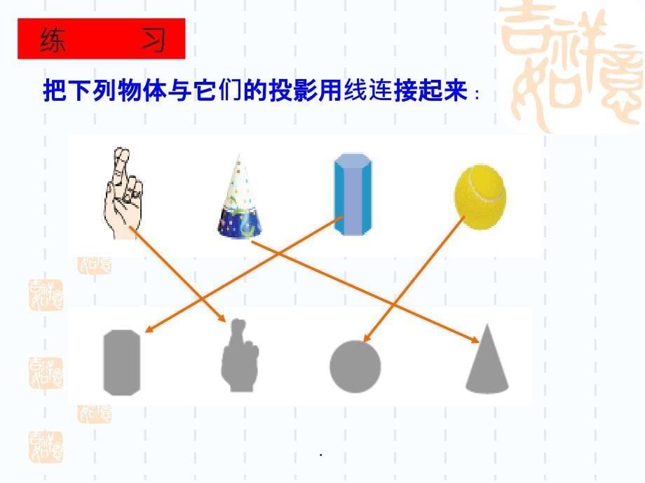 新人教版九年级下册29.1投影ppt课件_第5页