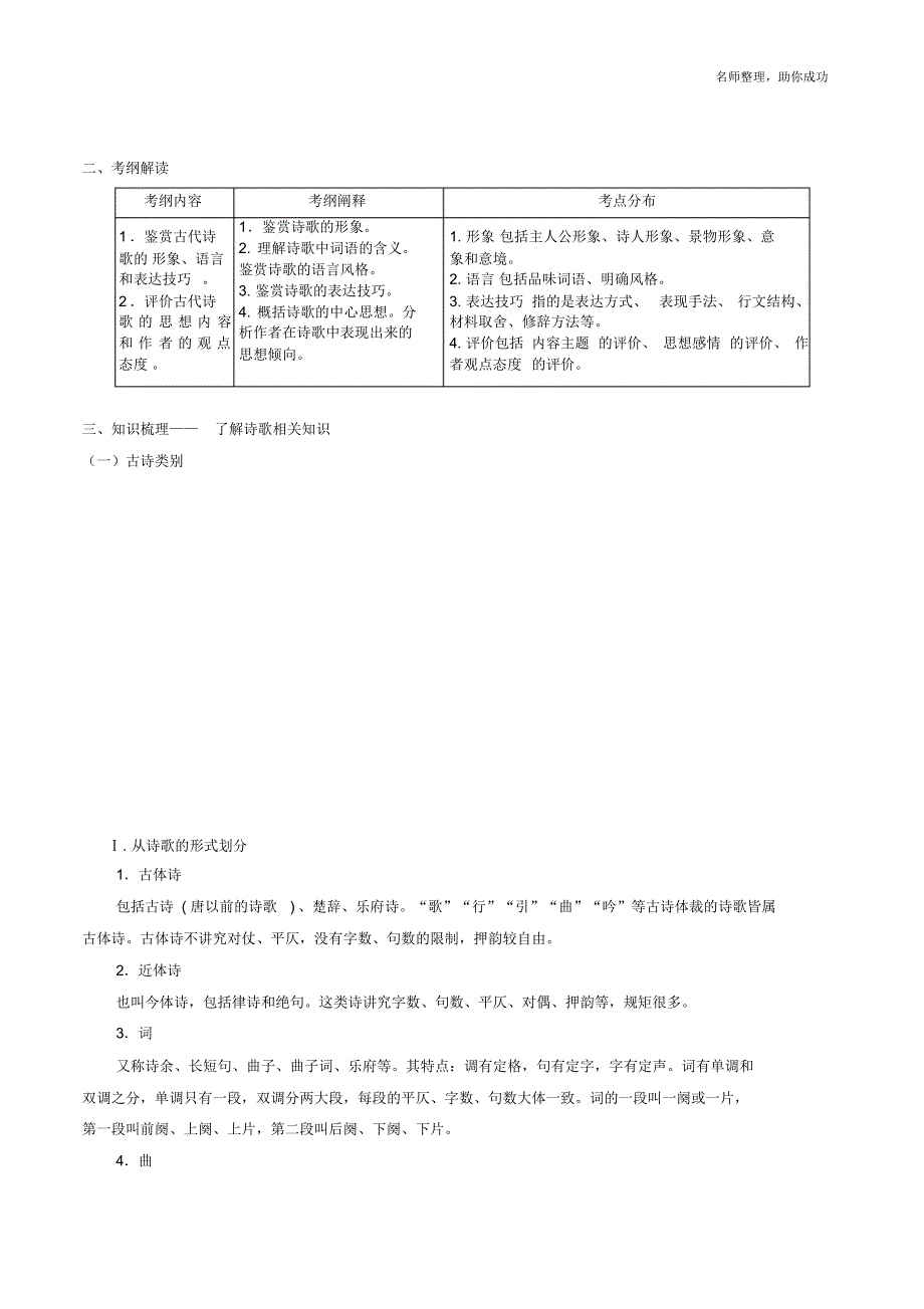 专题15读懂诗歌(一)了解诗歌相关知识(原卷版) .pdf_第2页