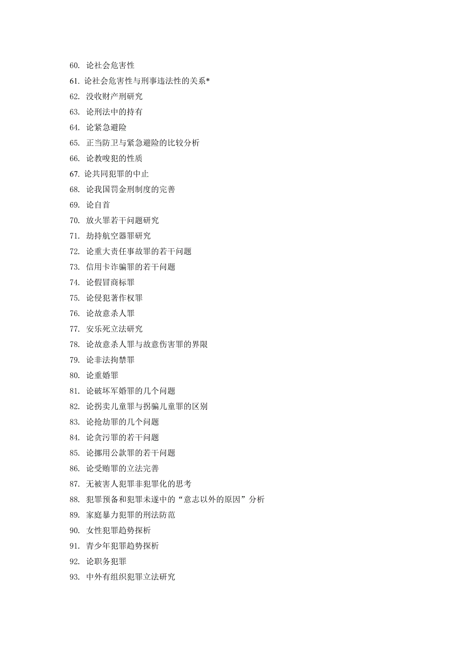 《精编》远程法学专业毕业论文题目_第3页