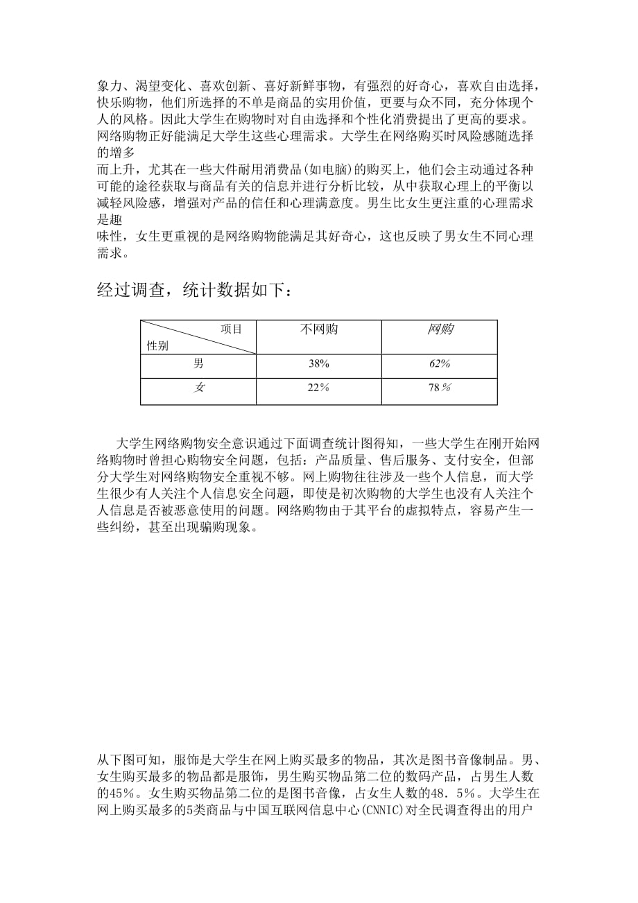 《精编》试议大学生网络购物市场调查报告_第2页