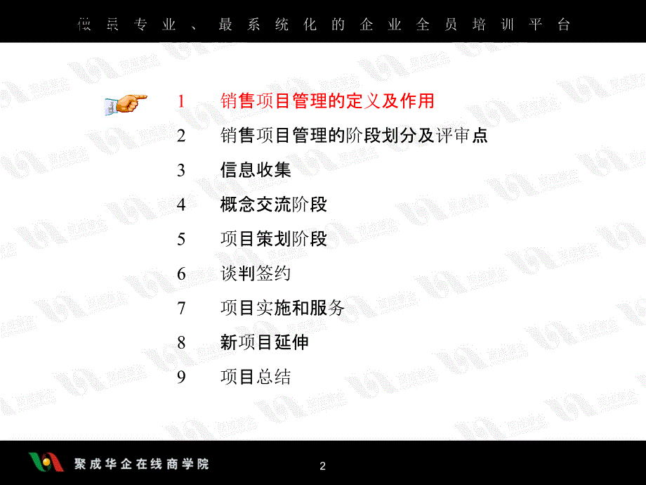 销售项目管理ppt课件_第2页