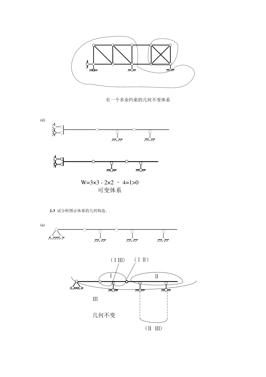 同济大学朱慈勉版结构力学课后答案_第2页