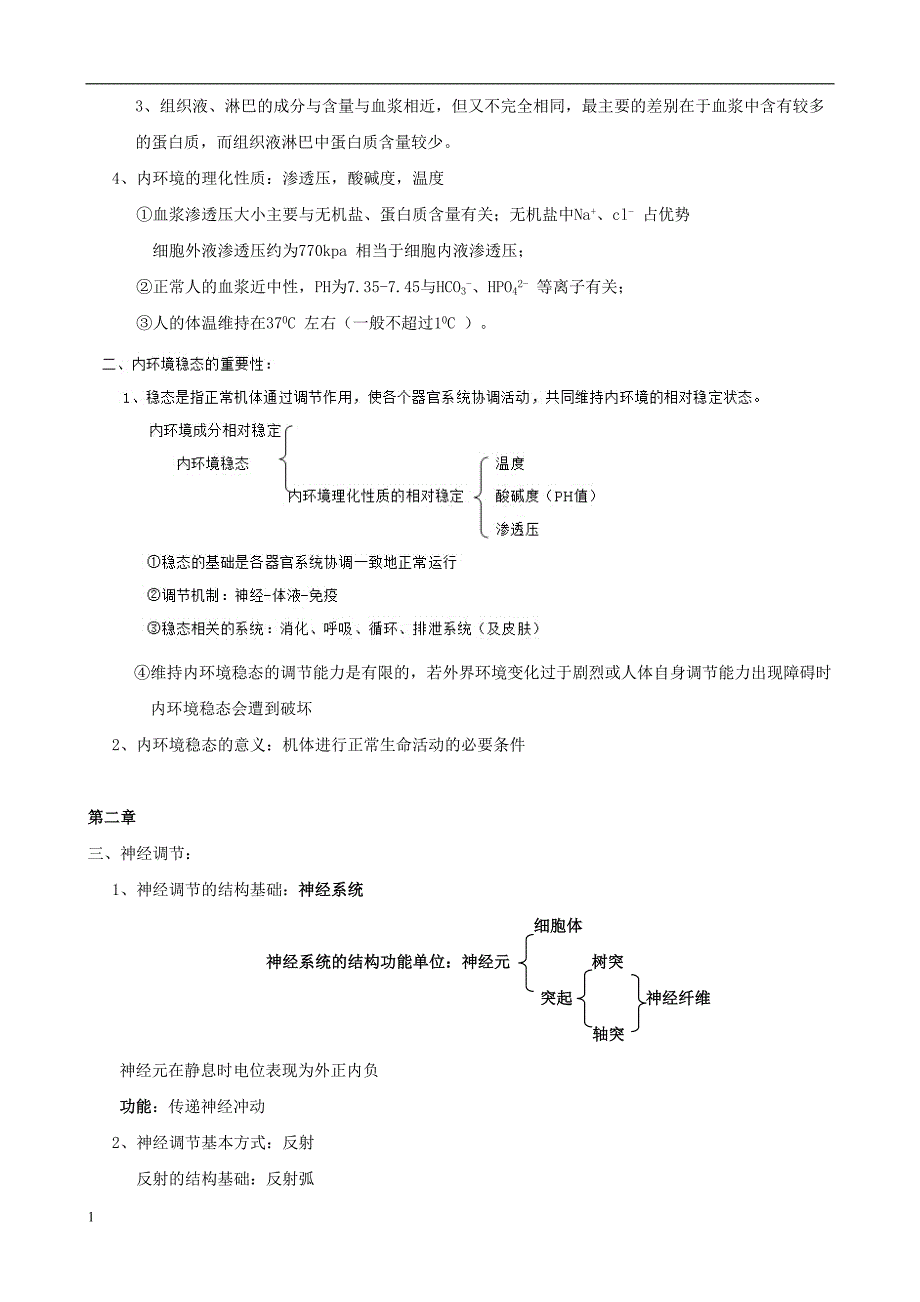 高中生物必修三知识点总结(最全)--教学材料_第2页