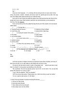 【小升初】六年级英语阅读理解专项练习附答案(共计45篇)