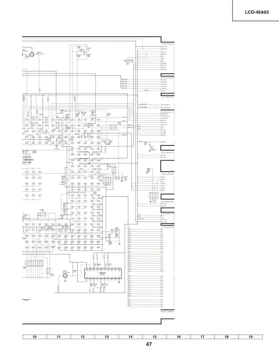 夏普LCD-46A63液晶彩色电视维修图纸_第4页