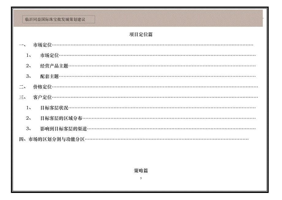 2020临沂同益国际珠宝批发城策划报告_第5页