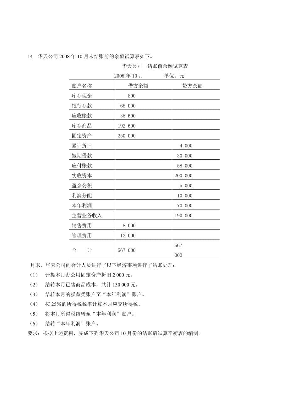 《精编》会计基础的综合题_第5页