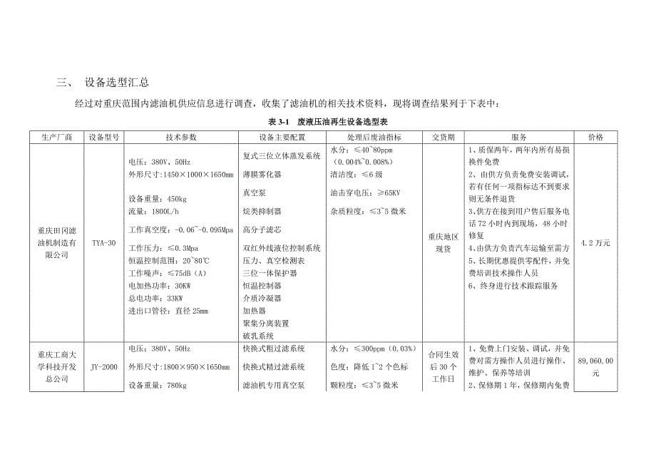 《精编》关于废油处置设备的调查报告_第5页