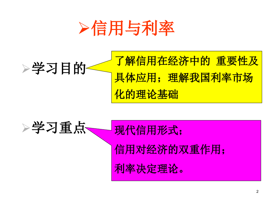 《精编》信用与利率知识课件_第2页