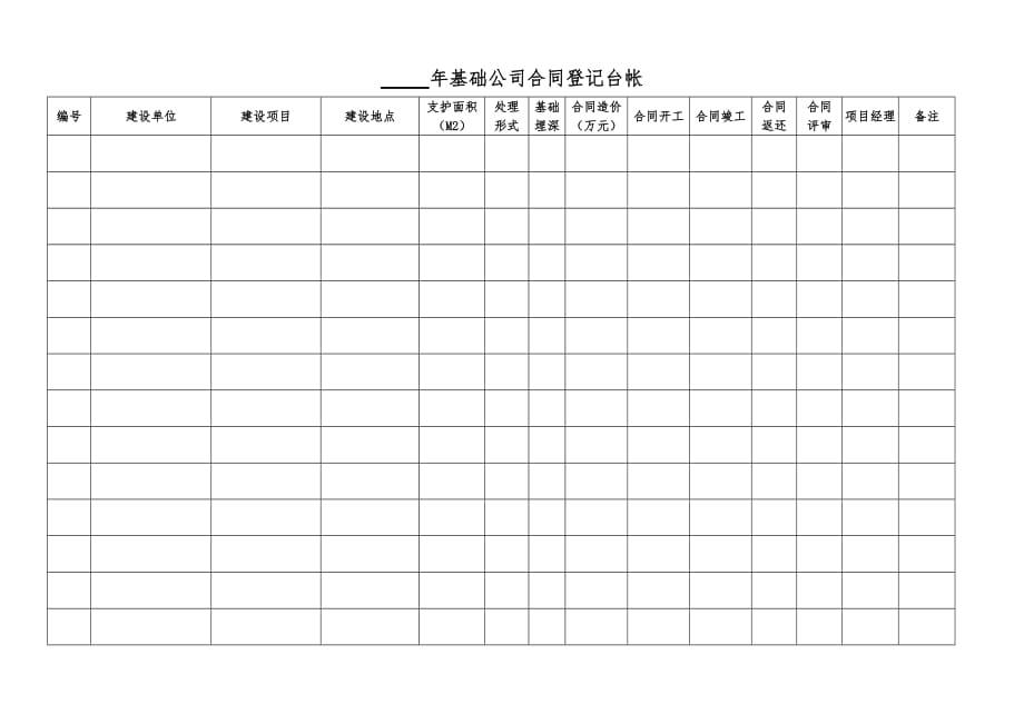 某年合同台账_第2页