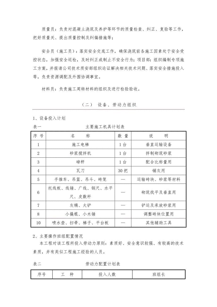 砌体专项工程施工设计方案(范本)_第5页