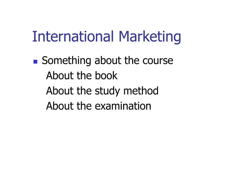《精编》国际市场营销学培训讲义_第2页