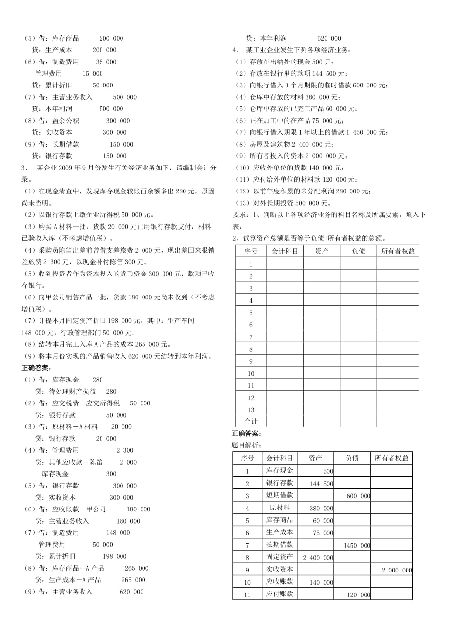 《精编》广东省年度会计从业考试_第4页