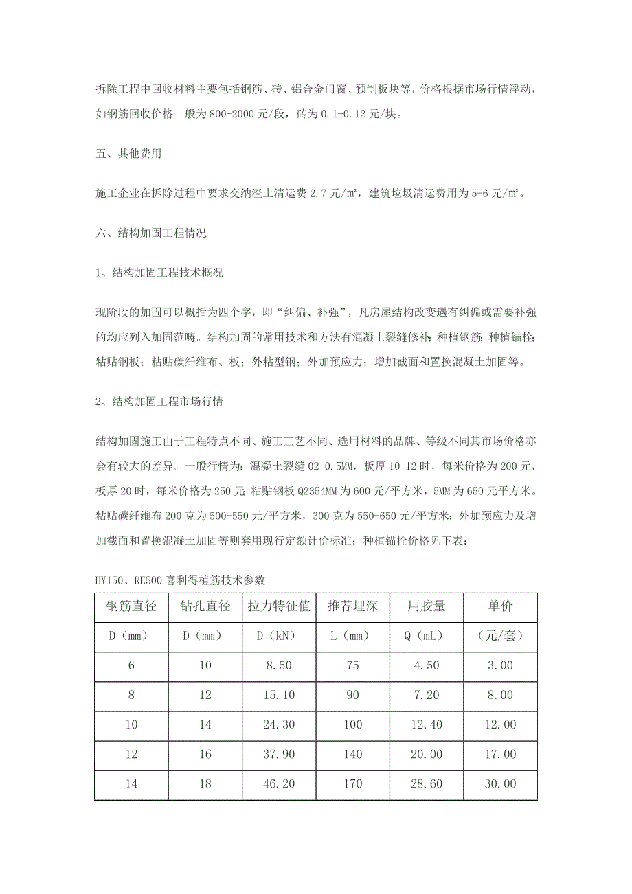 《精编》某房屋拆除工程定额使用情况调查报告_第2页