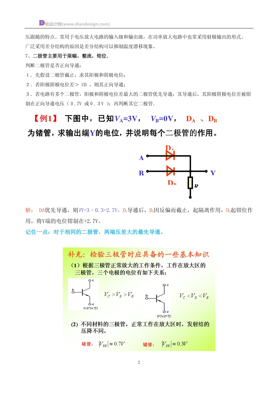 模电数电和单片机面试题集锦_第2页