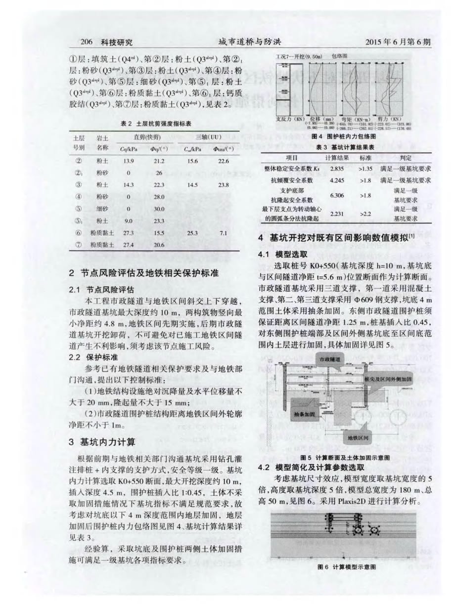 揭秘基坑开挖对下伏地铁区间的影响数值模拟及控制措施研究[城市道桥与防洪]_第2页