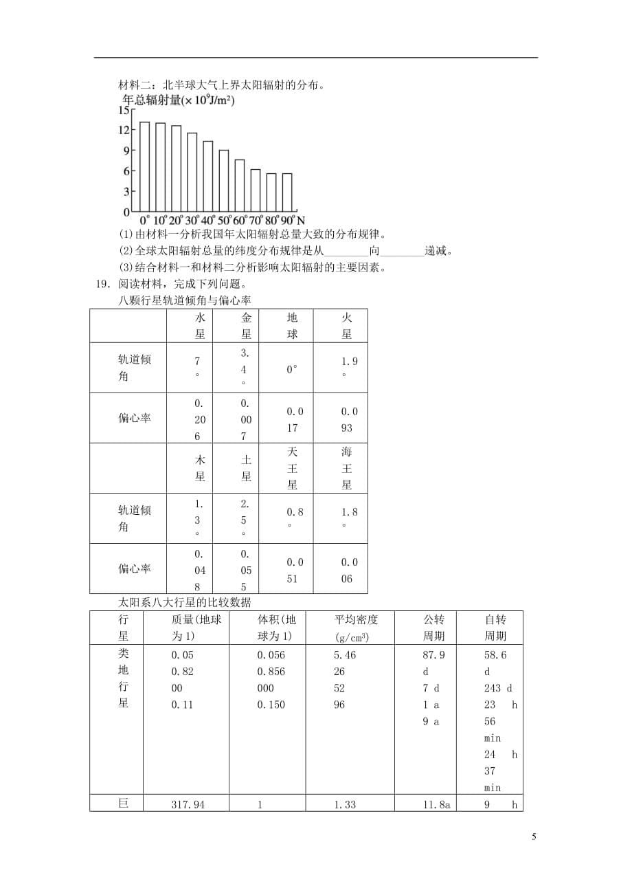 2012届高考地理二轮专题复习 对接高考31 新人教版必修1.doc_第5页