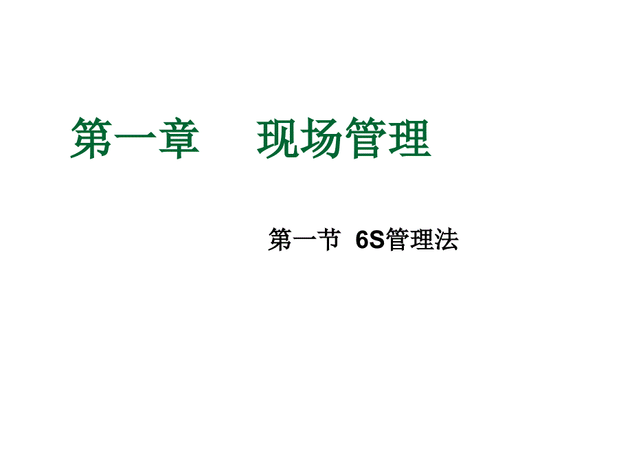 《精编》6S管理法与定置管理_第1页