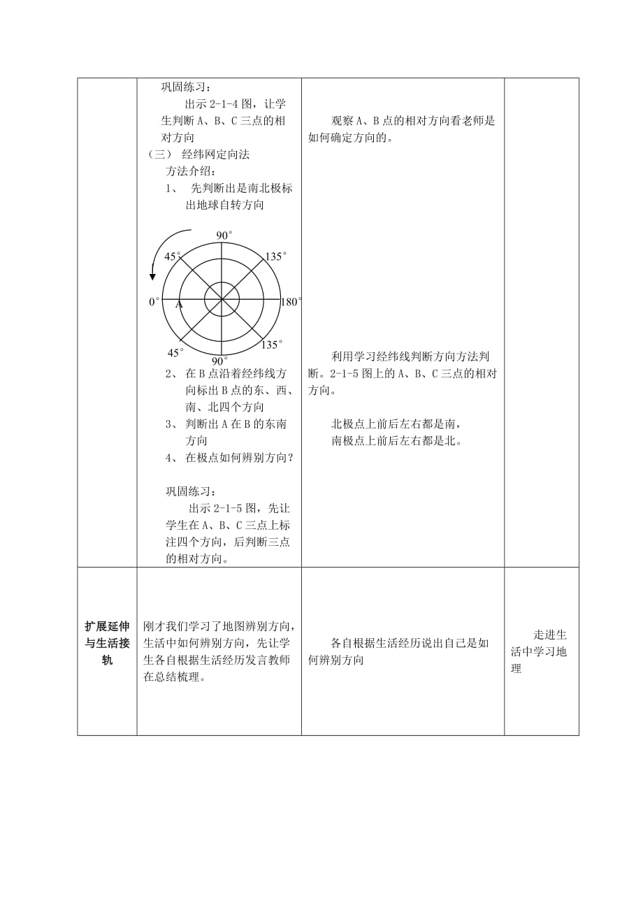 七年级地理上册 第二单元 第1课 地图的基本要素教学案1（无答案）（新版）商务星球版（通用）_第3页