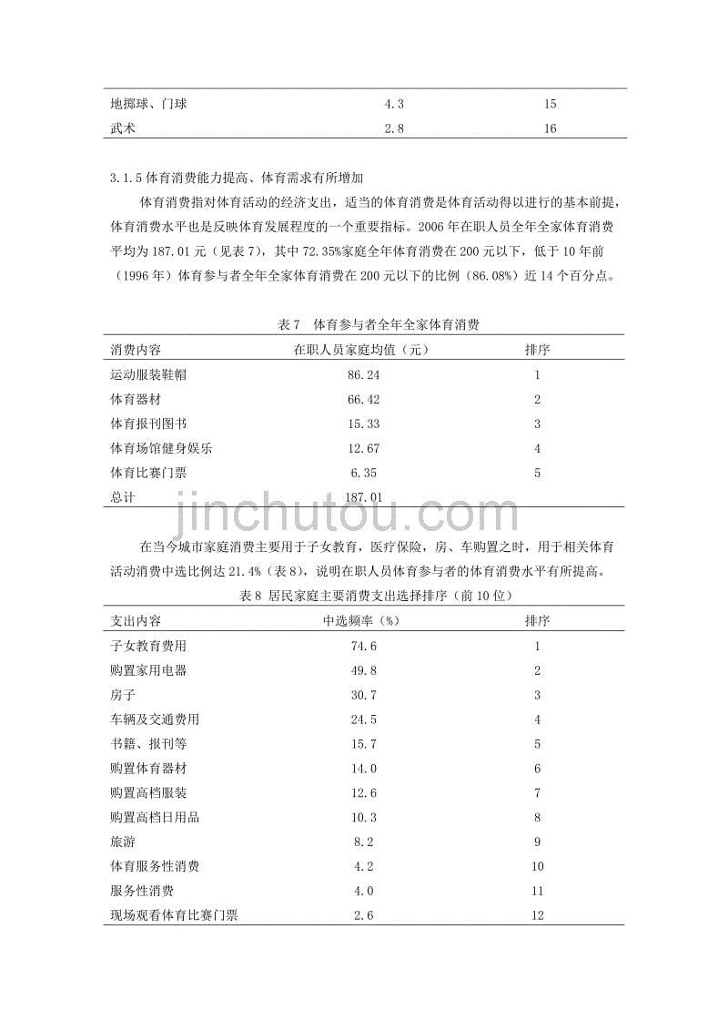 《精编》郑州市在职人员体育活动现状的调查和分析_第5页