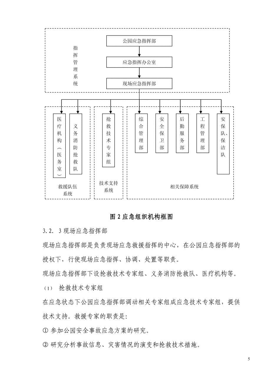 应急预案-公园安全生产事故_第5页