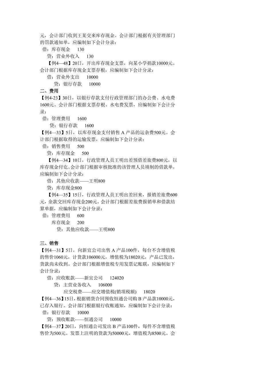 《精编》公司年度会计分录大全_第2页