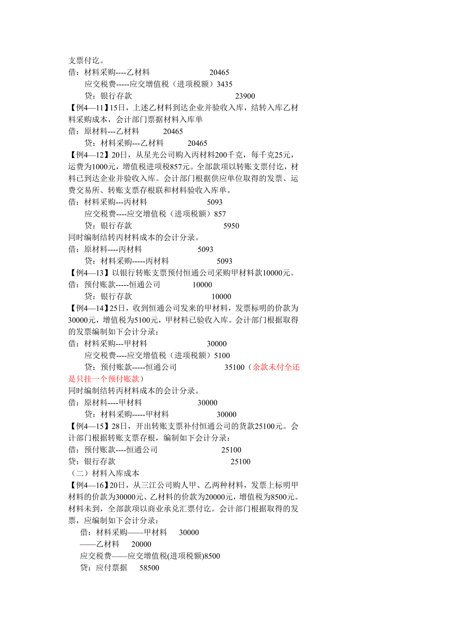 《精编》公司年度会计分录大全_第4页