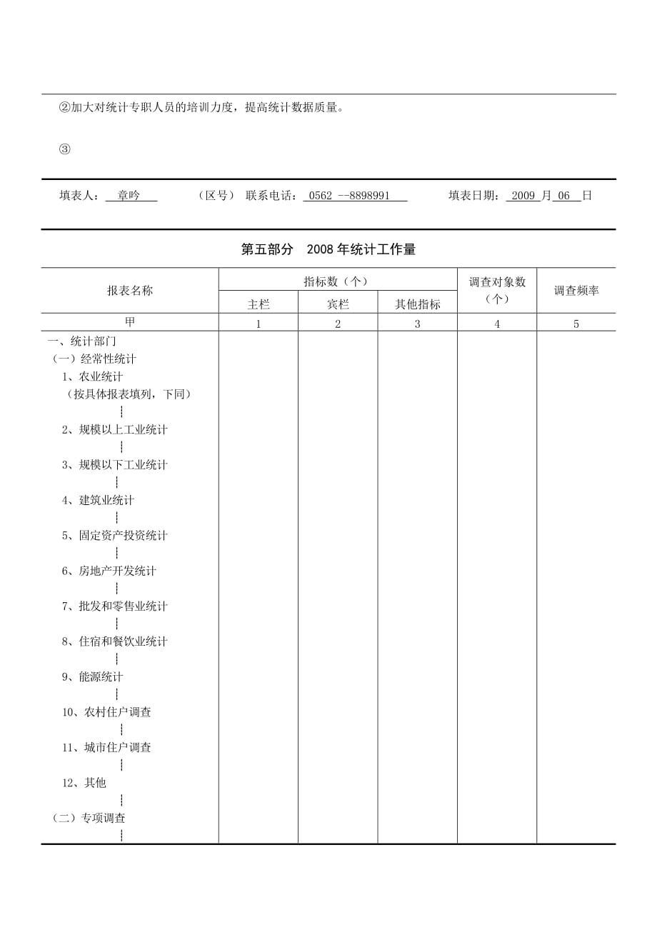 《精编》乡统计工作基本情况调查问卷_第3页