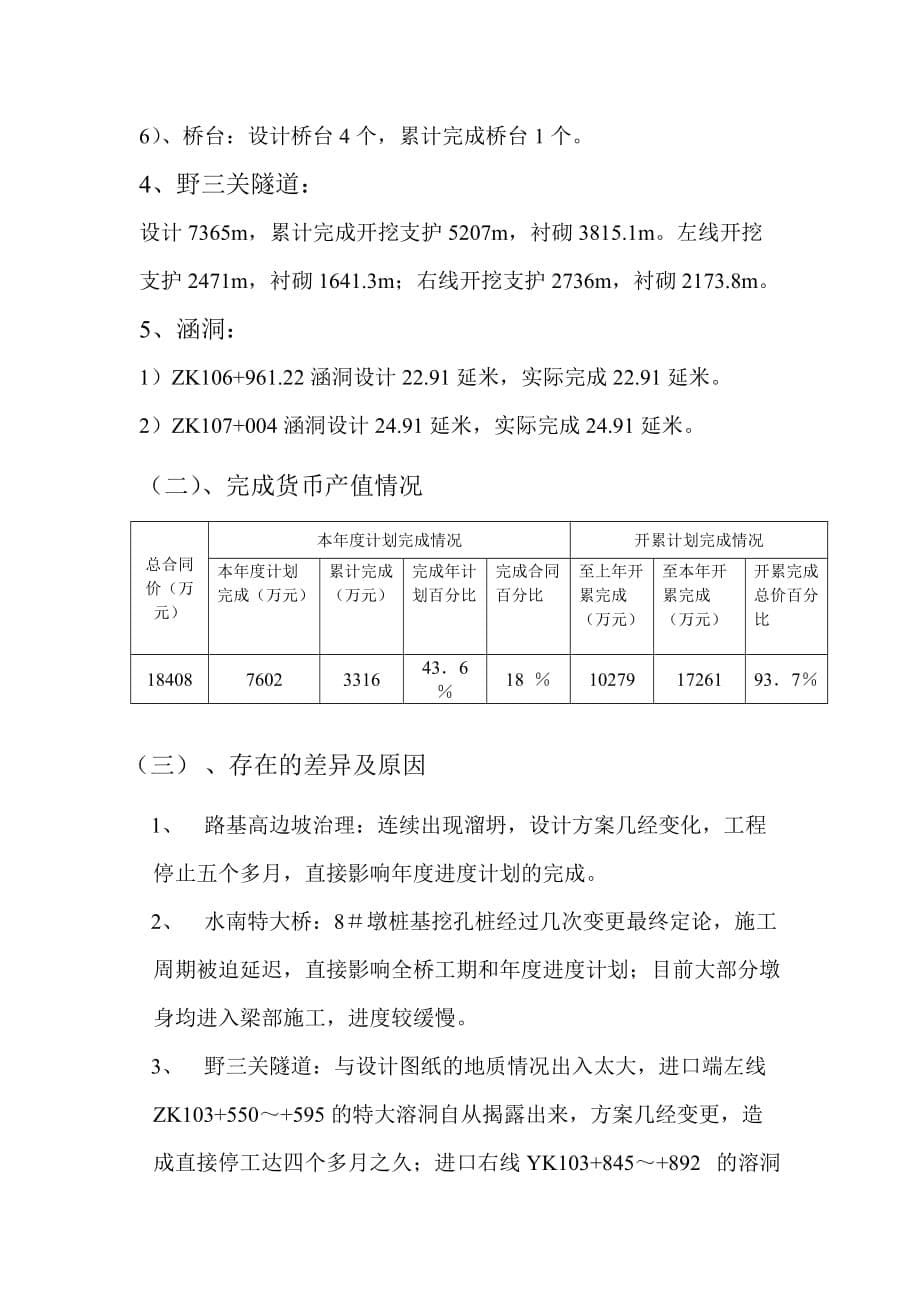 《精编》某监理公司年度监理工作总结_第5页