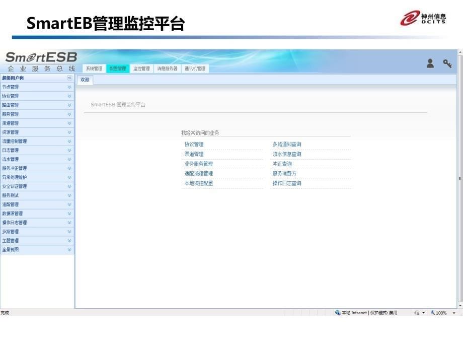 神州数码企业服务总线SmartESB产品介绍_第5页