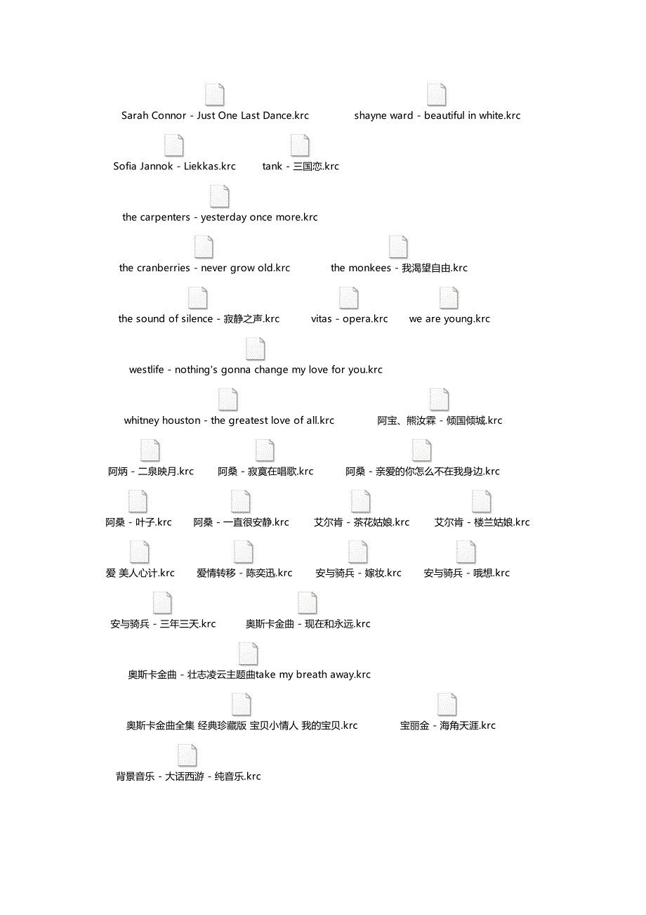 歌曲名称_英语学习_外语学习_教育专区_第2页