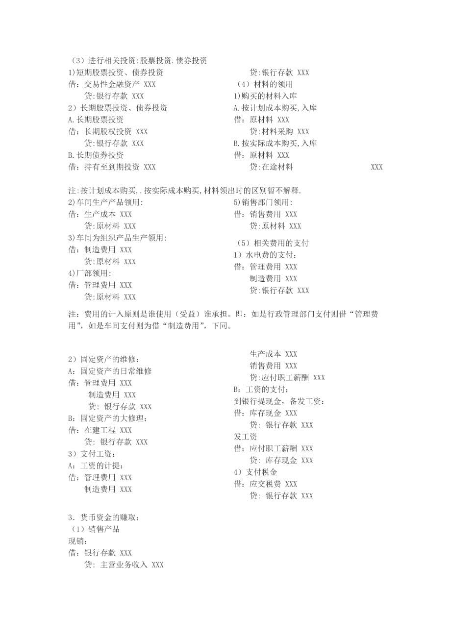 《精编》给初学者的会计精髓总结_第5页