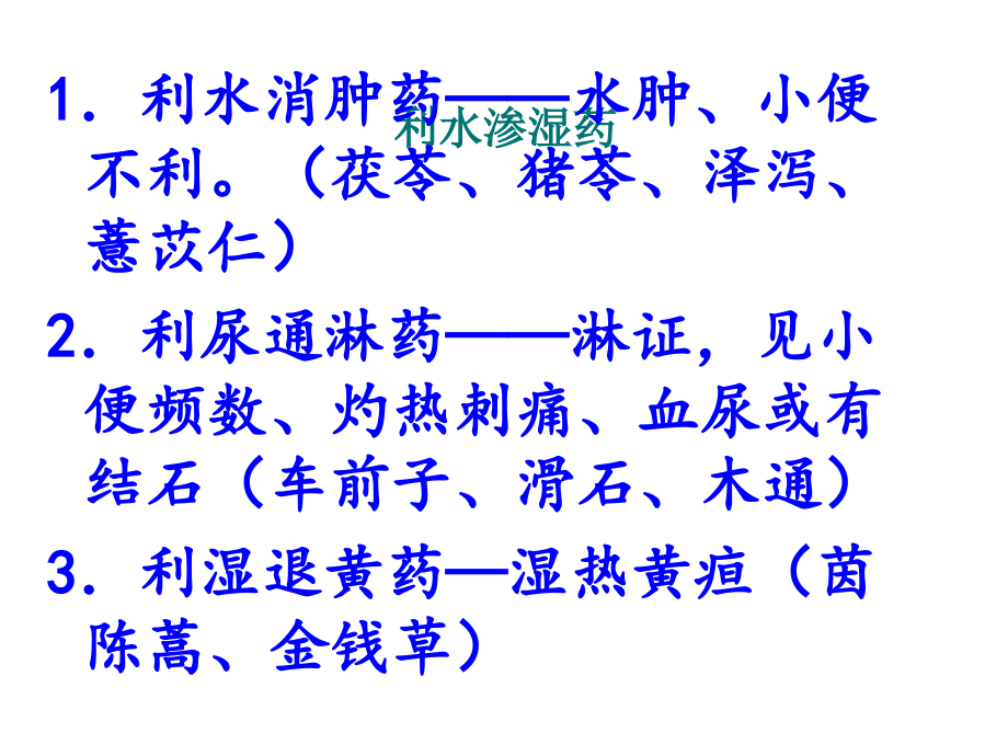 七利水渗湿药PPT课件_第1页