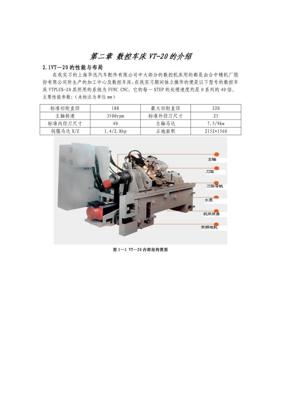 《精编》论数控车床VT-20加工中出现的问题与解决办法_第5页