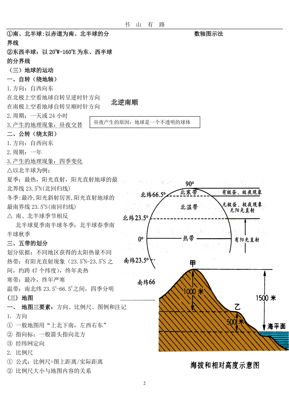 初中地理复习提纲(中图版)PDF.pdf_第2页