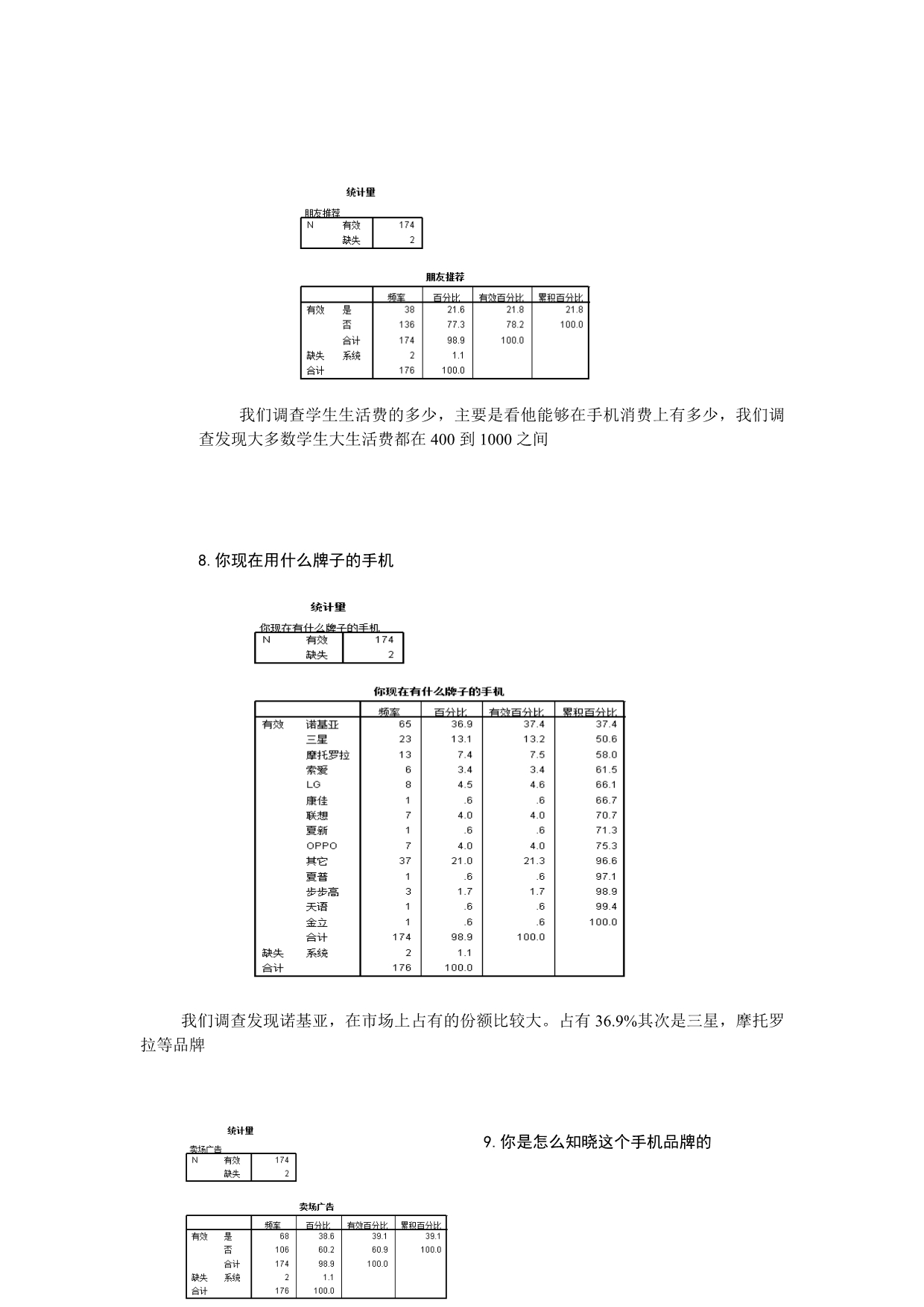 《精编》关于手机的调查问卷分析_第5页