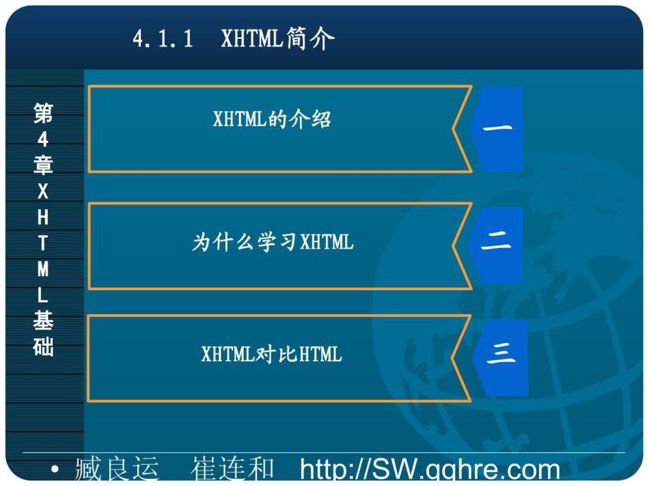 电子商务网站建设 臧良运 第4单 XHTML基础_第1页