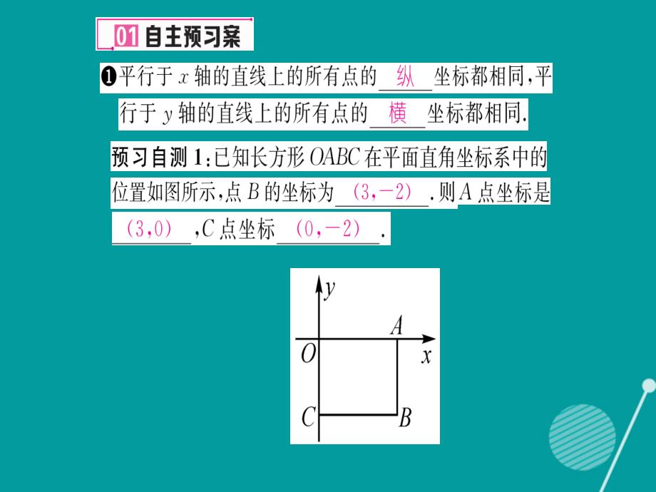 2016年秋八年级数学上册 11.1 平面直角坐标系的应用（第2课时）课件 （新版）沪科版_第2页